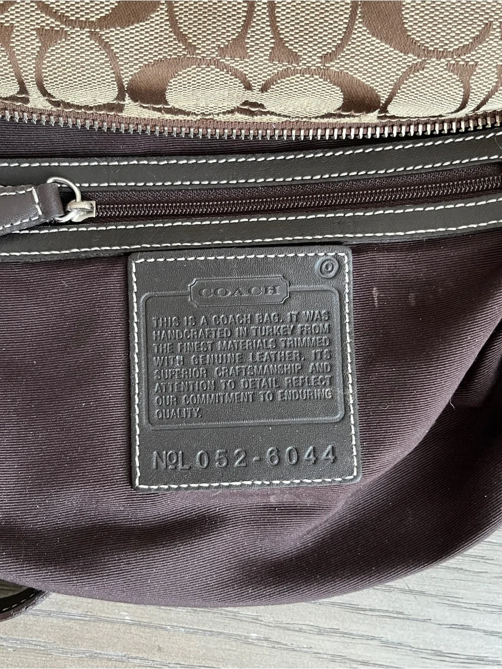 Coach Vintage Y2K Signature C Demi Shoulder Bag, Style No. 6044